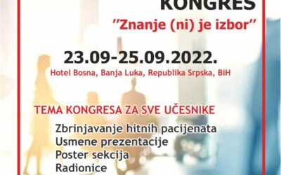 MEĐUNARODNI KONGRES RESUSCITACIONOG SAVJETA REPUBLIKE SRPSKE “ZNANJE (NI)JE IZBOR”